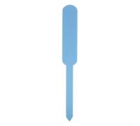 Etichette riutilizzabili da giardino in plastica, 100 pezzi, per contrassegnare piante in giardini comunitari, fattorie sul tetto o programmi educativi di orticoltura (azzurro)