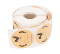 Etichette Rotonde in Carta Kraft Adesiva per Cartoni Uova | Uso Versatile, Scrivibili e Facili da Identificare, per Fattoria e Confezioni Cucina, anche Barattoli