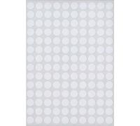 Etichette rotonde multiuso MACO bianche da 5/16 pollici di diametro, 1000 per scatola (MR-505)