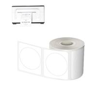 Etichette rotonde per stampante termica compatibile con Phomemo M110, M120, M200, M220, M221, etichette termiche autoadesive rotonde, 50 x 50 mm, azienda, casa, ufficio, etichette 140 fogli
