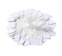 Etichette scrivibili, 22 x 35 mm, confezione da 500 pezzi, colore bianco | Etichette scrivibili di nome che appende la carta etichettata per l'abbigliamento, piccola carta degli spazi vuoti per