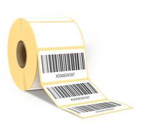 Etichette termiche ("2 x 1") 2000 etichette rotolo 50 x 25 mm Red Ember Direct Barcode adesivi per spedizione ed etichettatura - autoadesive, multiuso, compatibili Rollo, Dymo, Zebra, bianco (grado
