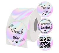 Etichette termiche dirette da 2 pollici a cambiamento graduale Cerchio rotondo Etichette a punti con codice colore per stampante termica per etichette a colori Stampante per etichette per spedizioni a