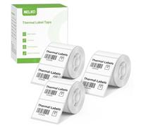 Etichette termiche per etichettatrice Nelko PM220, 40 x 30 mm, impermeabili, multiuso, 3 rotoli da 230 fogli di carta termica autoadesiva (bianco)