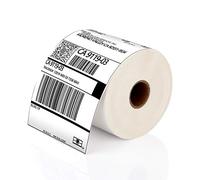 Etichette termiche per spedizioni dirette 4x6-350, compatibili con Rollo, Brother, Zebra e la maggior parte delle stampanti termiche, perforate, di grado commerciale, non compatibili con Dymo