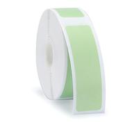 Etichette termiche per stampante D11/D110/D101, 12 x 40 mm, autoadesive, colore verde, impermeabile, carta termica per casa, ufficio, scuola, 1 rotolo da 160 etichette