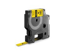 Dymo - Nastro termorestringente 18054 - Nero su giallo - 9 mm x 1,5 m - Originale per Rhino
