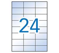 Etichette trasparenti applicatore permanente 70,0 x 37,0 mm 10 nebbie NEW