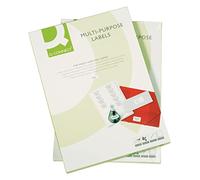 Etichette universali Q-Connect bianco 105x37 mm 16 et./foglio conf. da 100 fogli - KF10654