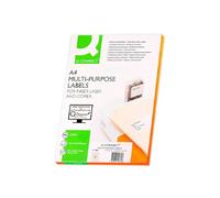 Q-Connect Etichette universali KF10659 105 x 74 mm bianche 8 et./foglio conf. 100 fogli