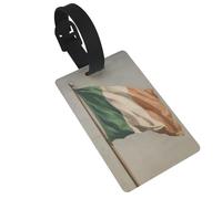 Etichette vintage per bagagli con bandiera irlandese, etichette identificative per valigie, ideali per viaggi e crociere