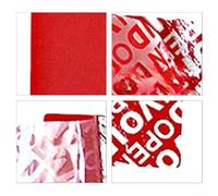 Etichette Void per istantaneo 100 Messaggio Chiaro Etichette(50 * 25mmMatteOrange)