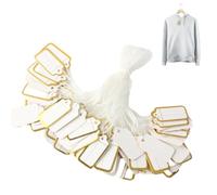 Etichette vuote per gioielli, etichette con cordoncino, vuote, scrivibili | Etichette per il calcolo di gioielli, vestiti, scarpe, cancelleria
