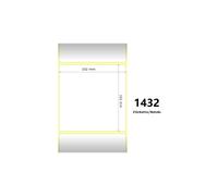 Etichette Zebra 102X102mm bianche 1432pz termiche 4x4x3 Core compatibile per Zeb