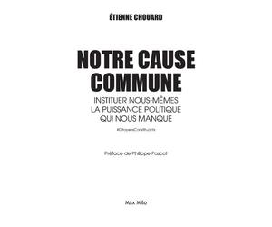 Etienne Chouard Chouard, Etienne Notre cause commune (Tascabile)