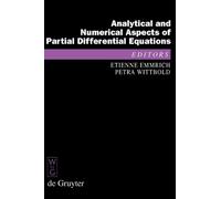 Etienne Emmrich Analytical and Numerical Aspects of Partial D (Copertina rigida)