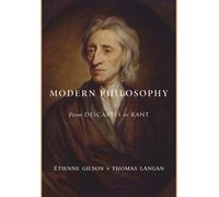 Etienne Gilson Thomas Langan Modern Philosophy (Copertina rigida)
