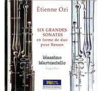 Etienne,Ozi (1754-18 - Six Grandes Sonates en Forme de Duo pour Basson. Da Nouve