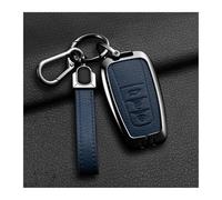 ETIGBG Cover Chiave per Toyota Prius Camry Corolla C-HR CHR RAV4 Prado 2018-2022 Custodia in Lega per Chiave Auto in Stile Shell FOB(A Blue)