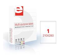 etilaser 30900008 etichetta 500 fogli/Scatola A4 210 x 280 mm