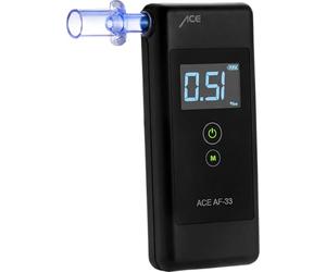 Etilometro ACE AF-33 - il test alcolimetrico n. 1 secondo BILD con un punteggio di 1,1 (test 2026) - accuratezza del 95,8% (TU Vienna, gennaio 2025)