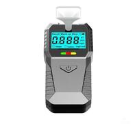 Etilometro digitale con display a LED, etilometro elettrochimico rapido, misurazione precisa, misuratore portatile per auto e viaggio, etilometro compatto, 12 cm, con alloggiamento in ABS, più veloce