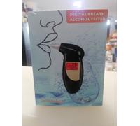 ETILOMETRO DIGITALE DISPLAY LED TESTER PROFESSIONALE ALCOOL TEST CON 5 BOCCAGLI