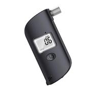 Etilometro digitale portatile con display LCD, rilevatore di alcol for test guida in stato ebbrezza, 5 bocchini(Blow Alcohol Tester)