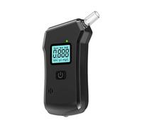 Etilometro digitale portatile con display LCD, rilevatore di alcol for test guida in stato ebbrezza, 5 bocchini(Breathalyzer)