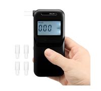 Etilometro digitale portatile, rilevatore di alcol professionale, etilometro for polizia, display LCD, test guida in stato ebbrezza(Style 2)