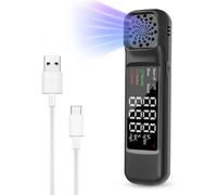 Etilometro elettronico professionale, tester per alcol portatile con display LCD, tester per alcol ad alta sensibilitÃ , riutilizza