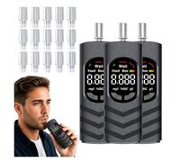 Etilometro for alcol, uso for feste - Ideale come regalo | Etilometro portatile ricaricabile(3pcs)