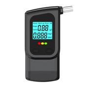 Etilometro per respiro, sensore a semiconduttore, avviso vocale digitale, 5 bocchini