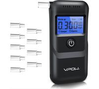 Etilometro Portatile Certificato, Alcol Test Con Display LCD Blu Digitale, Preci