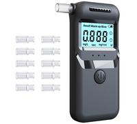 Etilometro Portatile Certificato Alcol Test con Display LCD Indicatore a Tre