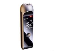 Etilometro Portatile Certificato Alcol Test, Etilometro Professionale Con Display Digitale LCD, Alcool Test Portatile Per Uso Domestico E Feste(BLACK)
