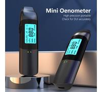 Etilometro portatile digitale con display LCD Alcool Test Portatile Alcolmetro