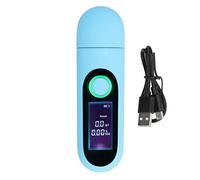 Etilometro Portatile per Testare L'Alcol, Tester per Alcol Senza Bocchini Non Necessari Soffiano Direttamente, Precisione Professionale, Ricaricabile