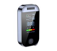 Etilometro Professionale Digitale Ricaricabile USB LCD Test Alcol Portachiavi