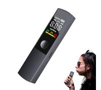 Etilometro Soffiatore Alcool | Alcootest Elettronica Portatile - Accessorio Automobile Intelligente Riutilizzabile Per Sicurezza Casa Guida Rilevamento Preciso Donne Uomini