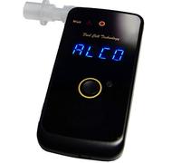 Etilometro tester per test fino a 4‰ batteria ricaricabile 99% polizia ± 0,05‰ Alkomat Fuel Cell Sensor Nuova tecnologia ricaricabile batteria 220 Volt