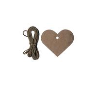 Etiquettes Kraft Cuore