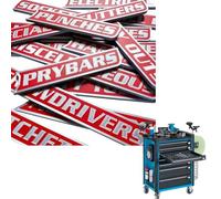 Étiquettes Pour Boîte À Outils - 12 Pièces Outil d'Organis ication Imprimé ts Pour Boîte À En Acier Armoires Surfaces Métalliques