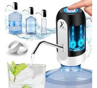 ETISEN, Dispenser di acqua, rubinetto elettrico per caraffe ad acqua fredda, pompa dosatrice con due adattatori. 5,7L, 10L, 11,3L, 15L, 18,9L.