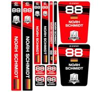 ETISPORT Etichette Personalizzate per Hockey, Adesivi Impermeabili con Nome, Numero, Bandiera e Logo, Kit per Bastoni e Borracce