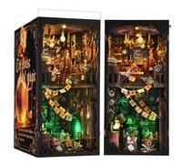 ETKVR Kit Book Nook per Adulti, Modello DIY Book Nook, Puzzle 3D in Legno Fermalibri Booknook Miniatura Casa delle Bambole per Inserto Libreria Decorazione Casa - The House of Magic
