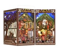 ETKVR Kit Book Nook, Puzzle 3D in Legno Fai-da-te Fermalibri Booknook