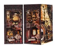 ETKVR Kit Book Nook, Puzzle 3D in Legno Fai-da-te Fermalibri Booknook