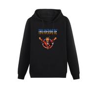 EtLin Thunderdom Hoody Graphic Top Printed Sweatershirt Long Sleeve Hoodie Mens Size M