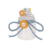 Etm Barattolo Arcobaleno Cielo H 8 cm Porta Confetti